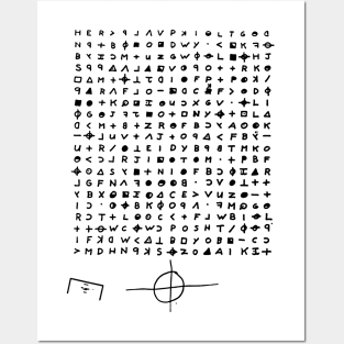 Zodiac Killer Cipher Symbols Posters and Art